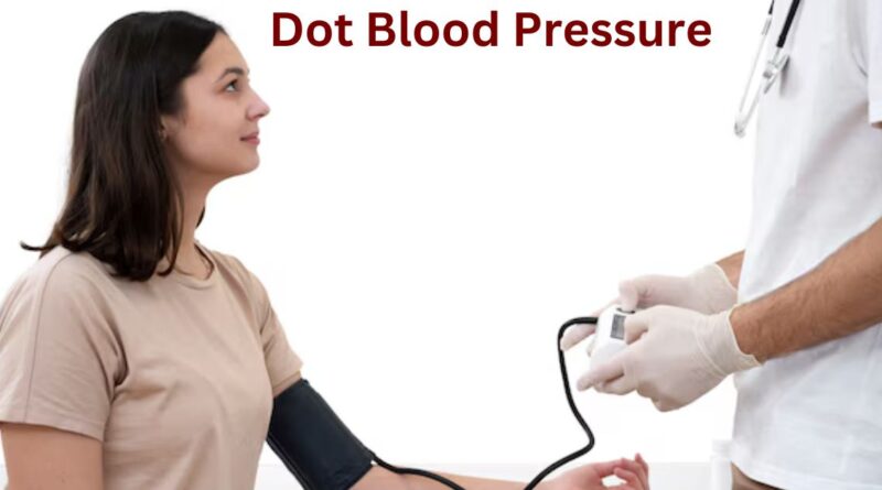 "Dot Blood Pressure: It explained as a tactful reading method where dots can pinpoint an image such as blood pressure levels in order to monitor health quickly.