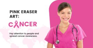 Pink Eraser Art: How Creativity Supports Cancer Awareness